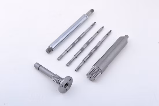 Transmisión de precisión /Transmisión/Eje/Auto/Spline/Piezas de maquinaria/ Engranaje del rotor Eje moleteado de mecanizado personalizado